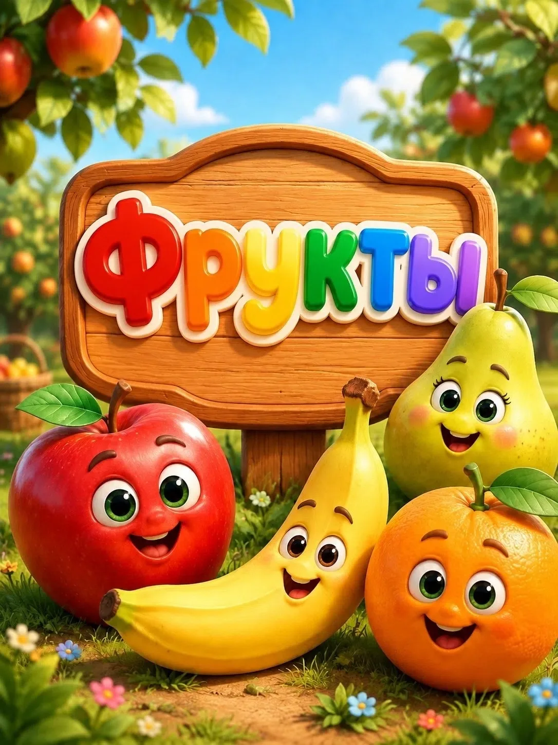 Изучаем фрукты 🍎