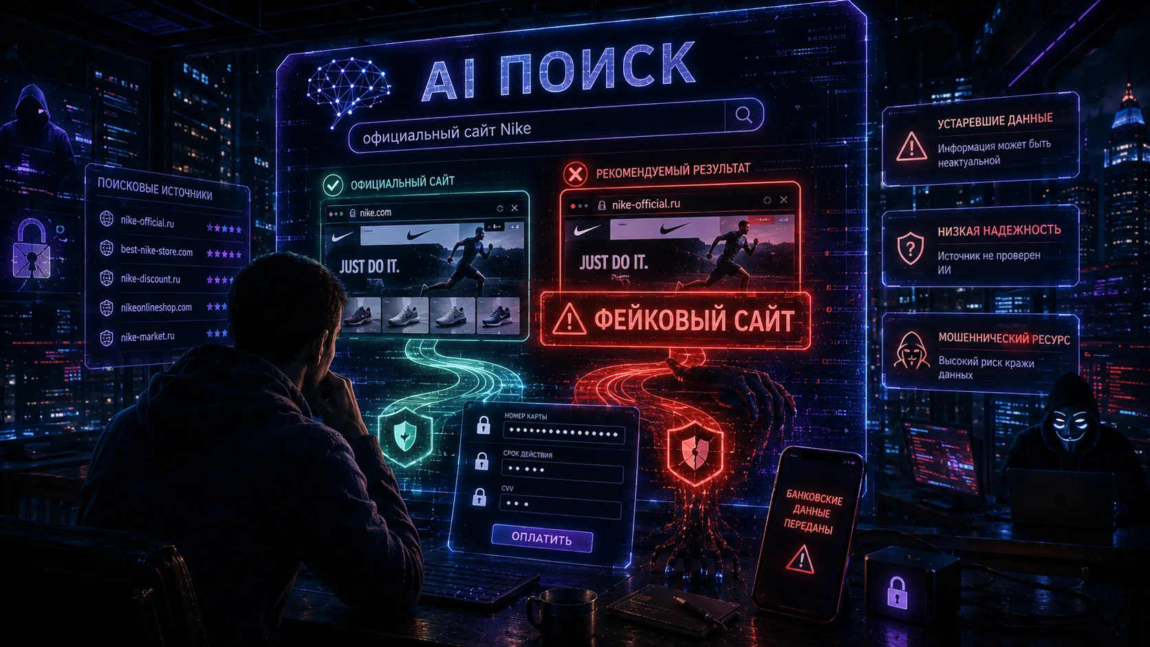 🤖 Мошенники начали использовать ошибки ИИ для кражи банковских данных

Эксперты предупреждают, что 