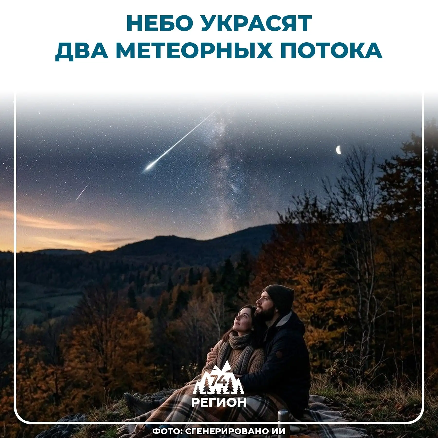 В октябре над Челябинской областью прольются «звездные дожди»