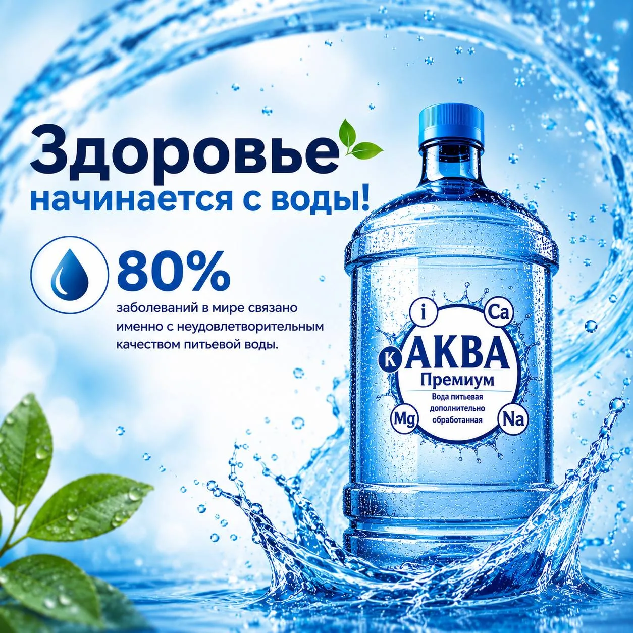 💧  Здоровье начинается с воды
