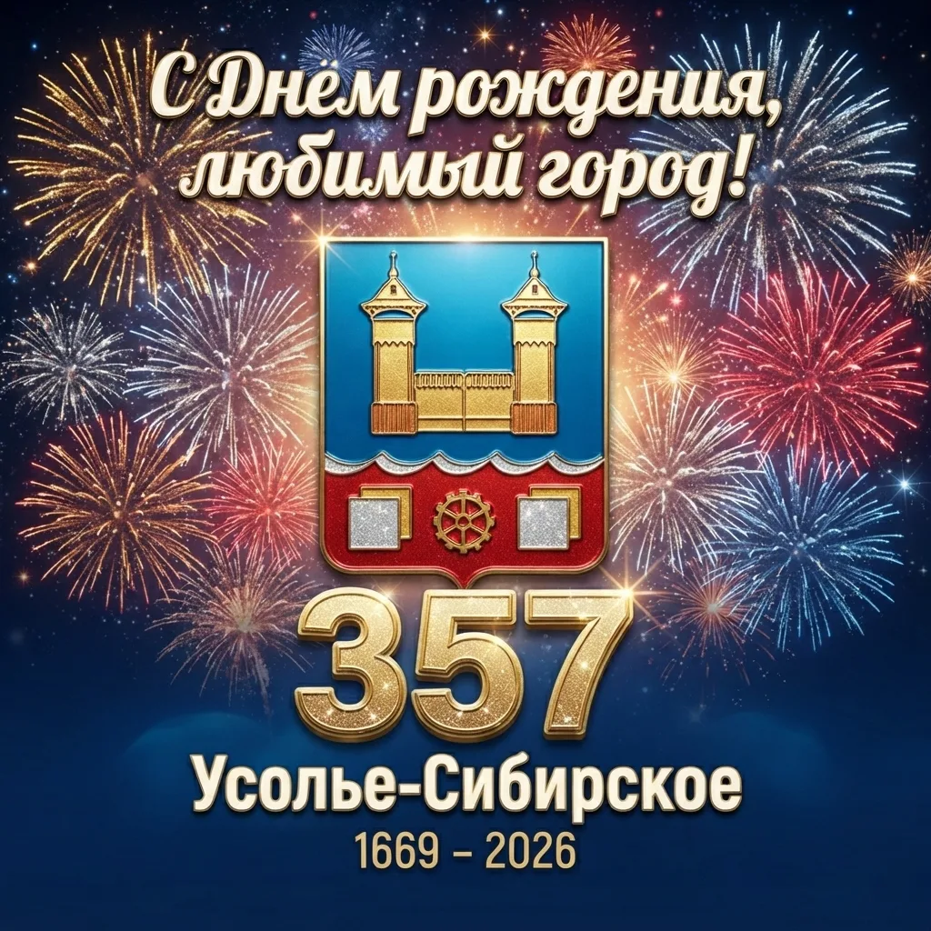 Усолью-Сибирскому — 357!