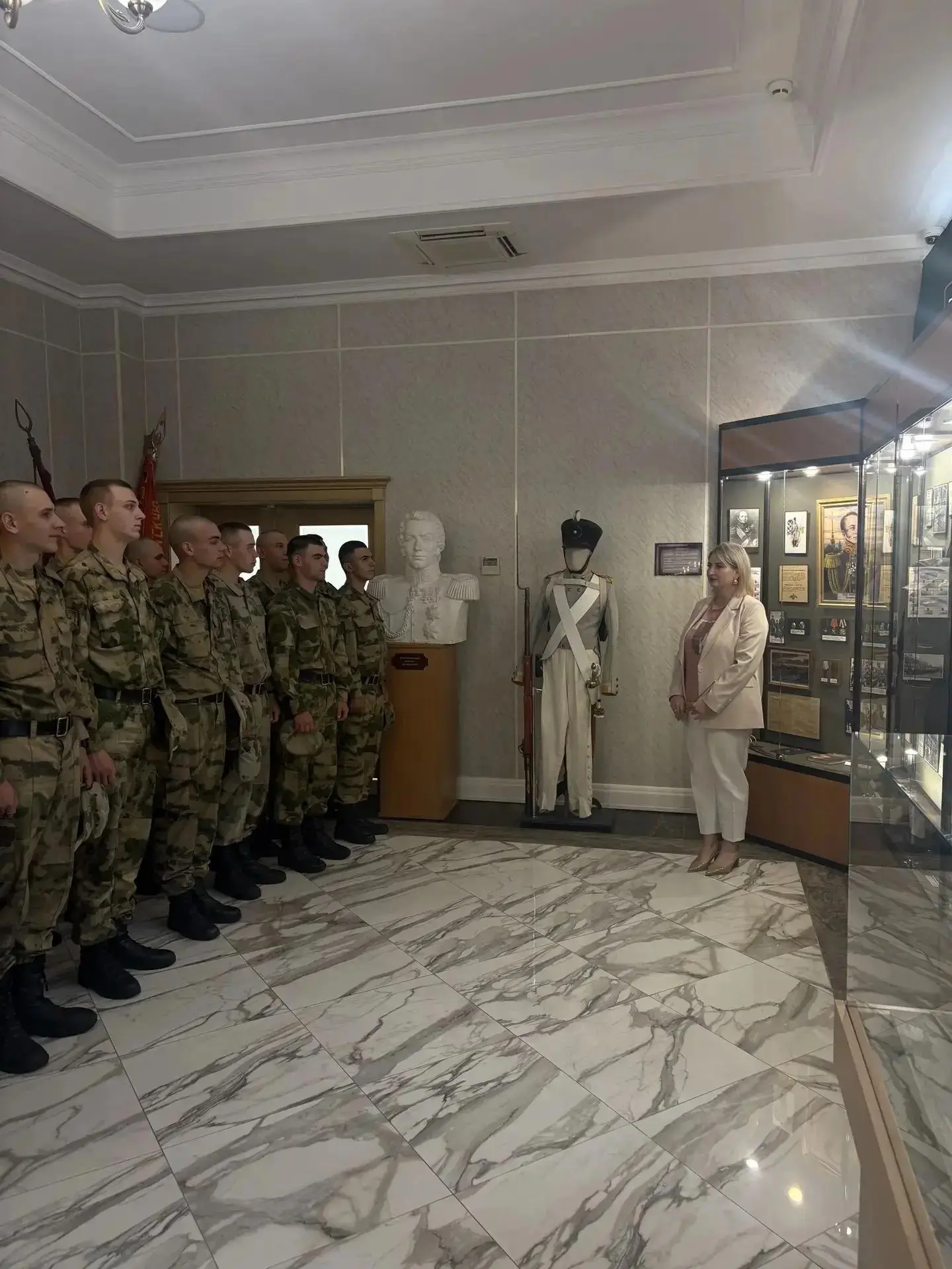 Личный состав войсковой части 3186 побывал в музее ОДОН и библиотеке ГДО «Реутов»!