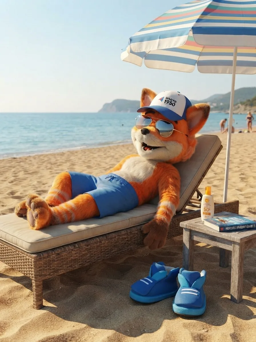 Летние каникулы Лиса ☀️