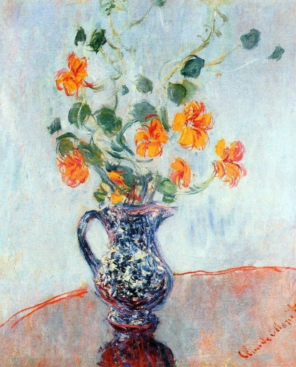 "Настурции в голубой вазе"

Клод Моне (Claude Monet; 1840-1926)

Натюрморт | Искусство