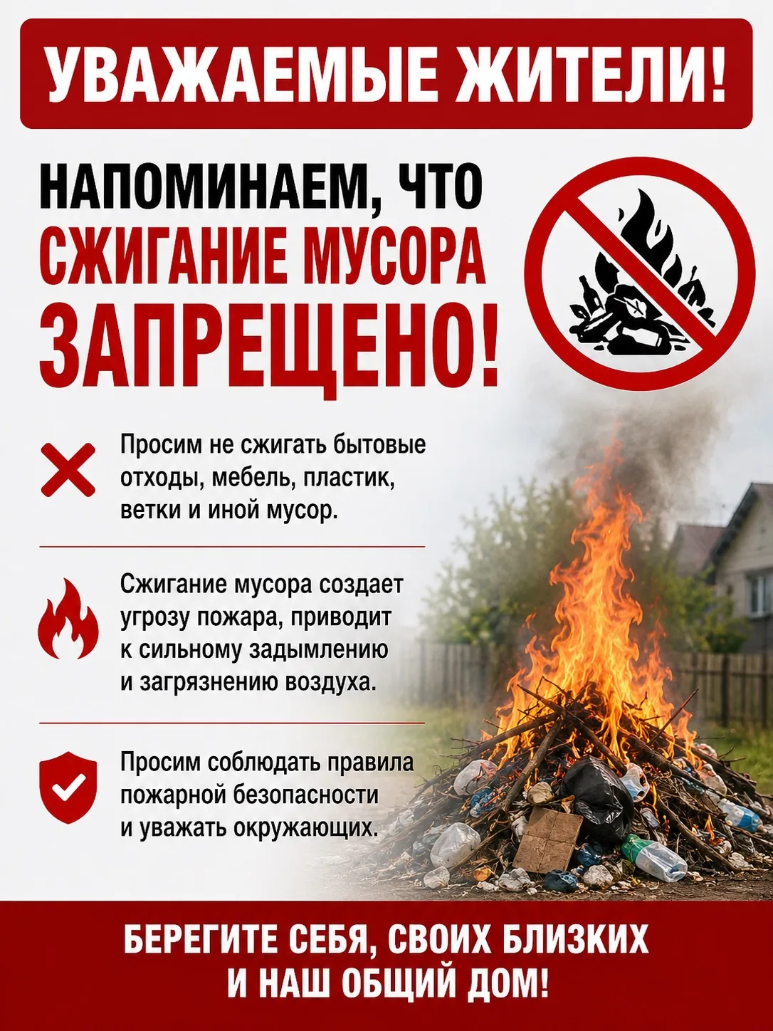 ⚠️ Уважаемые жители!