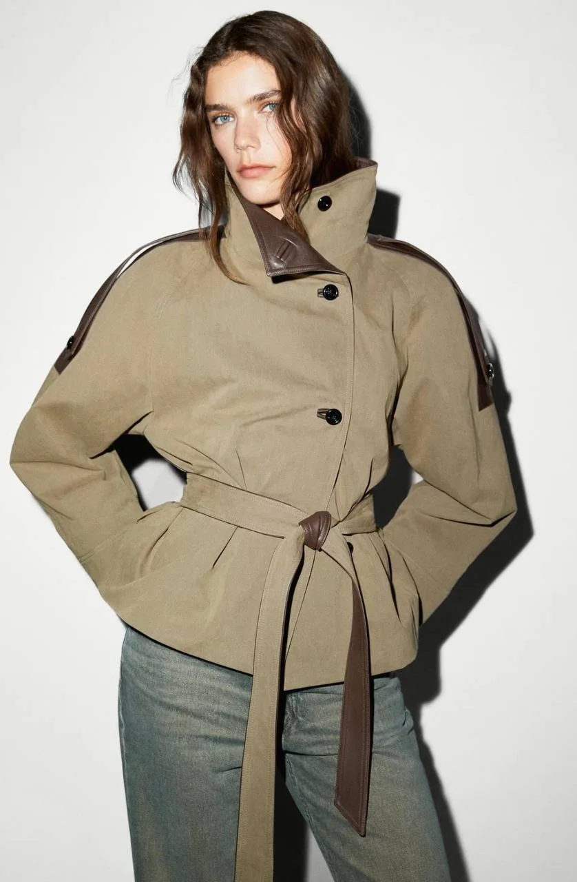 MASSIMO DUTTI 

Тренч с отделкой из натуральной кожи — 26 870₽

Для оформления заказа/любые вопросы 