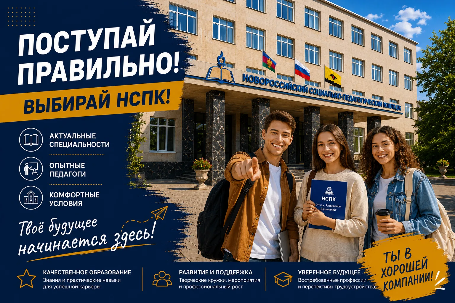 🍎 Стать учителем за три года? Это возможно

👩‍🏫 Выпускники 11 классов могут получить специальност