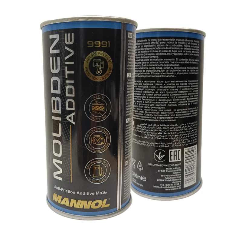 9991 MOLIBDEN ADDITIVE 350 мл. Присадка для снижения трения, 9991035, Mannol