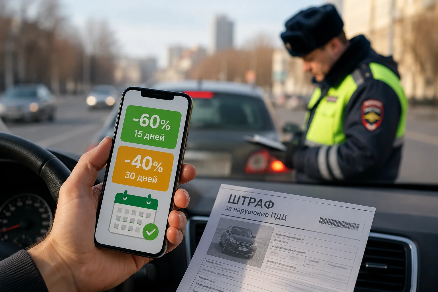 🚔 Штрафы за нарушения ПДД могут стать дешевле