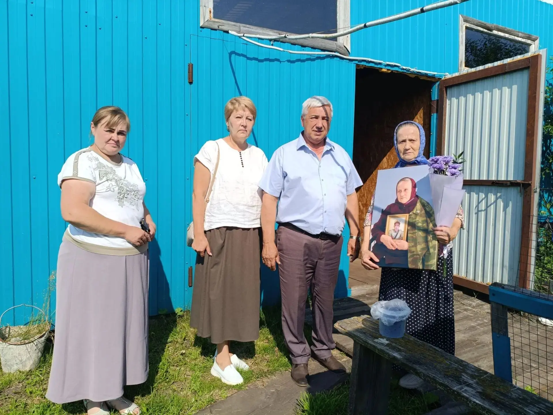 ❤️В праздник Тихвинской Иконы Божьей матери посетили семьи погибших участников СВО