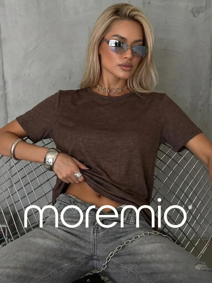 ⚡️ Футболка полупрозрачная из вискозы пляжная, Moremio