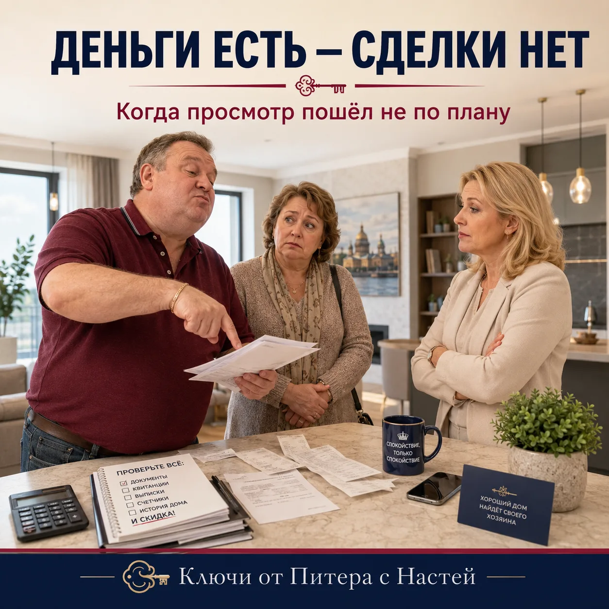 Иногда квартиру теряют не потому, что не хватило денег. А потому, что не хватило воспитания.

Напомн