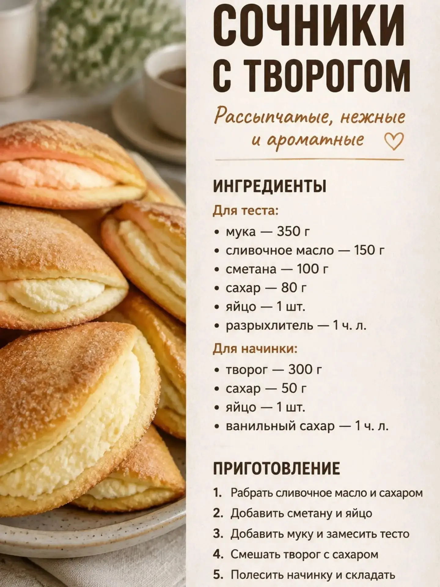 Сочники с творогом