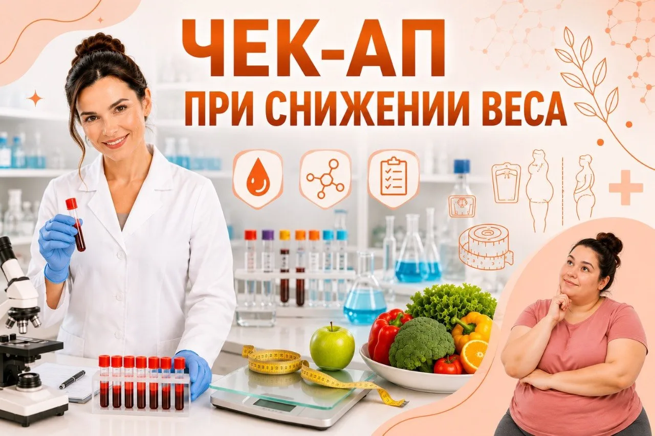 АНАЛИЗЫ (Чек-ап) при снижении веса👇