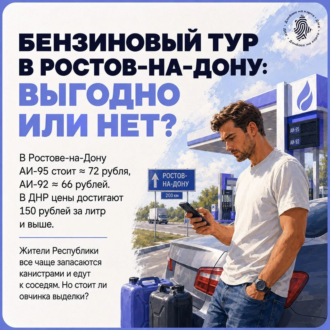 За топливом в Ростов: выгодно или нет?