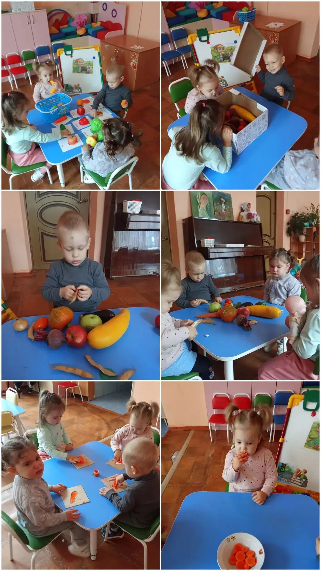 День овощей в яслях: знакомимся и пробуем! 🎉
