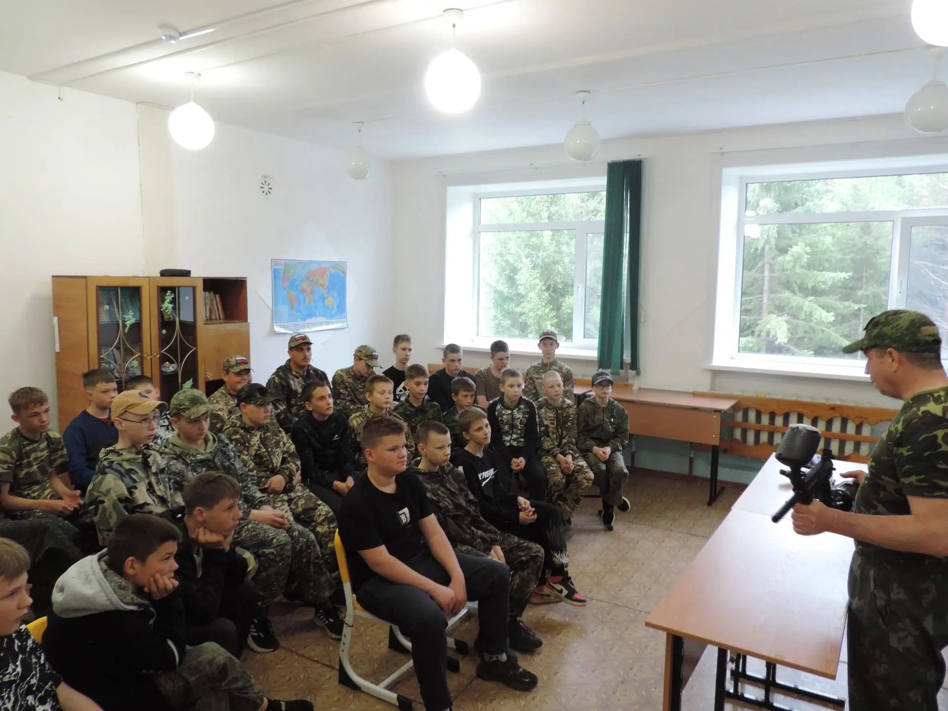 ⭐ На базе школы села Ивановка прошёл шестидневный военно-спортивный туристический слёт ...