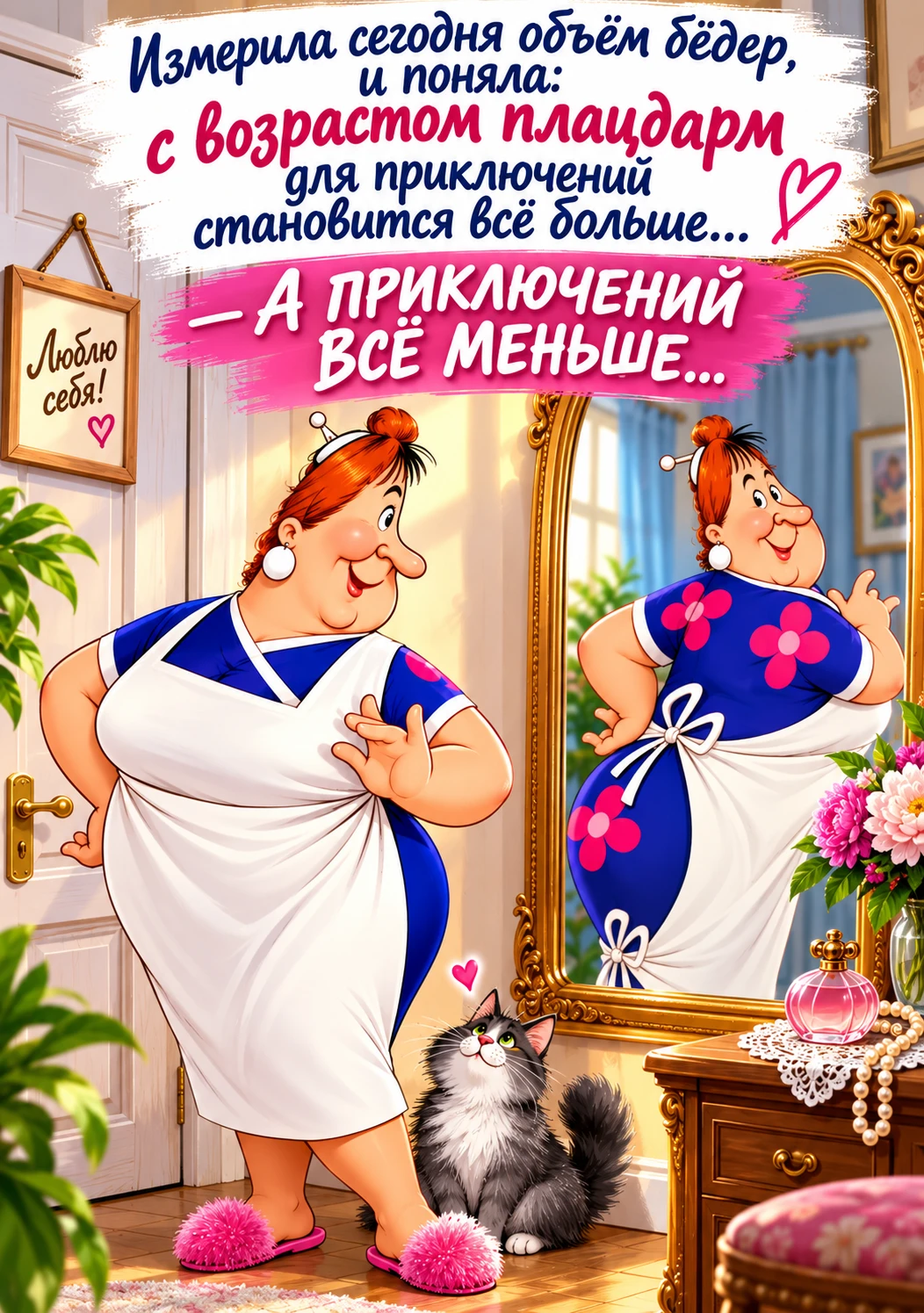 💚💛❤️ Настроение в открытке.