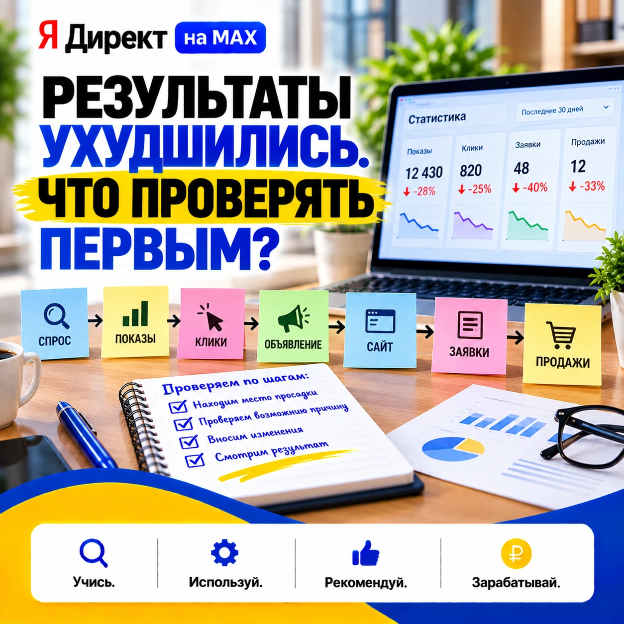 🔎 Результаты ухудшились. Что проверять первым?