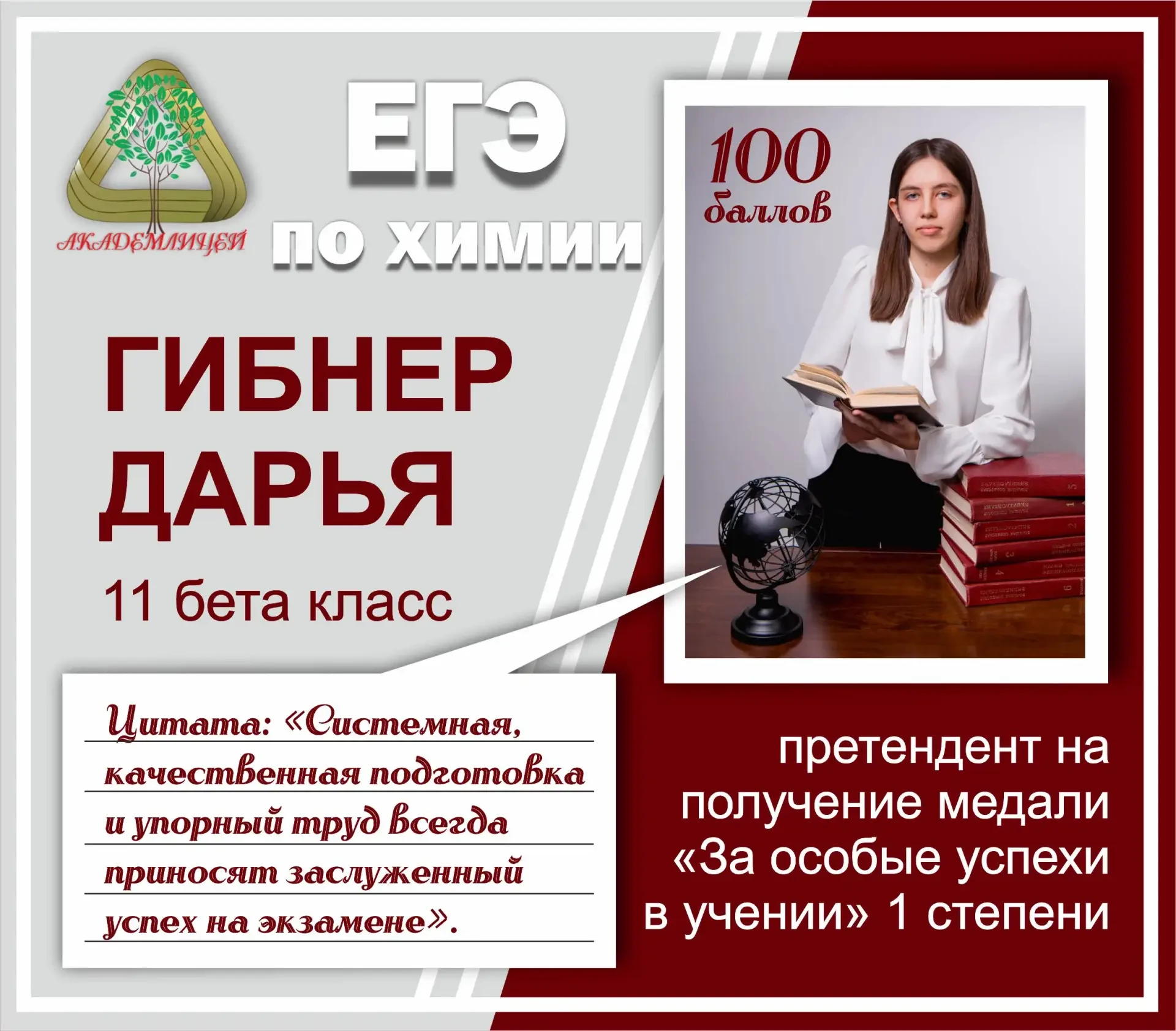 НАШИ ДАЮТ МАКСИМУМ: 100 ПО ХИМИИ!