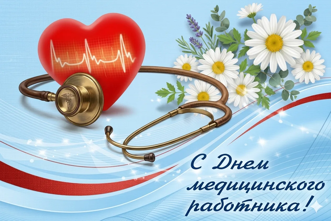 С профессиональным праздником, герои в белых халатах! 🩺