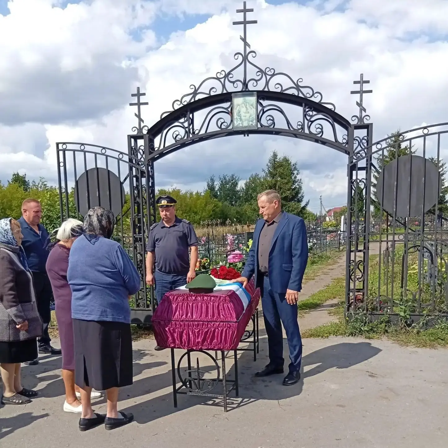 В Пичаевском муниципальном округе простились с участником СВО Коротковым Владимиром  Гр...