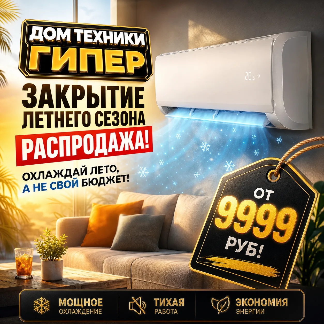 🔥Цены плавятся! 🌡️💥 Финальная ликвидация сплит-систем!