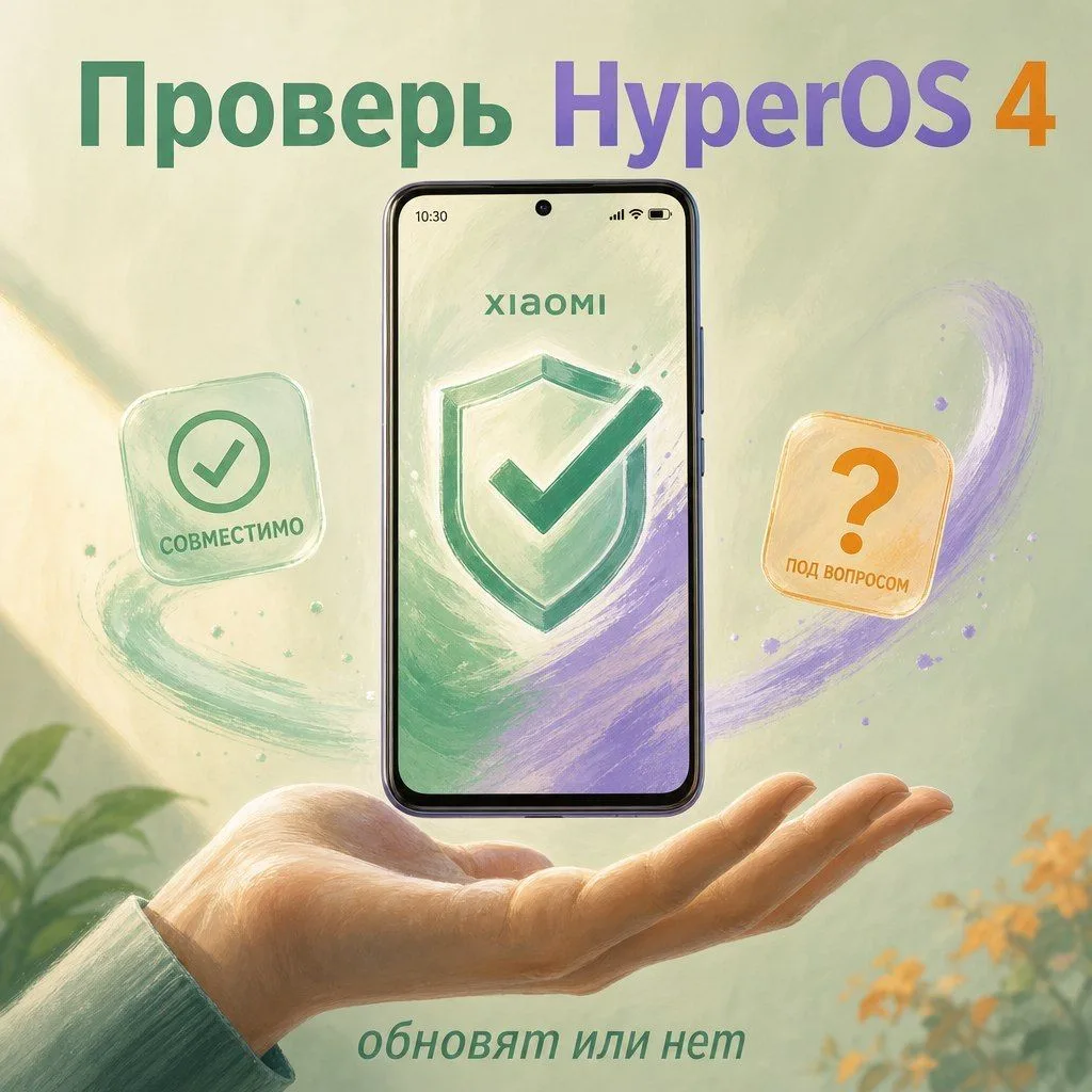 Xiaomi выпустит HyperOS 4, и уже можно проверить, получит ли ваш смартфон обновление

Для этого есть