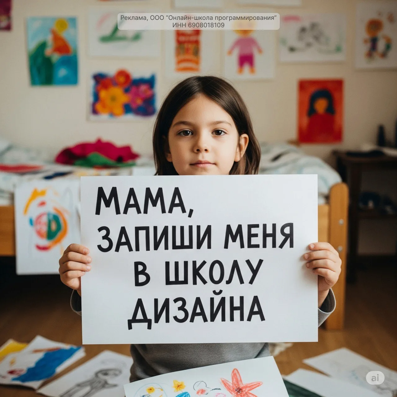 Родители, внимание! До конца сентября открыт набор на курс графического дизайна для дет...
