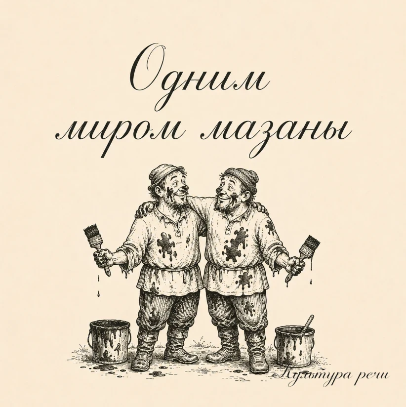 Одним миром мазаны