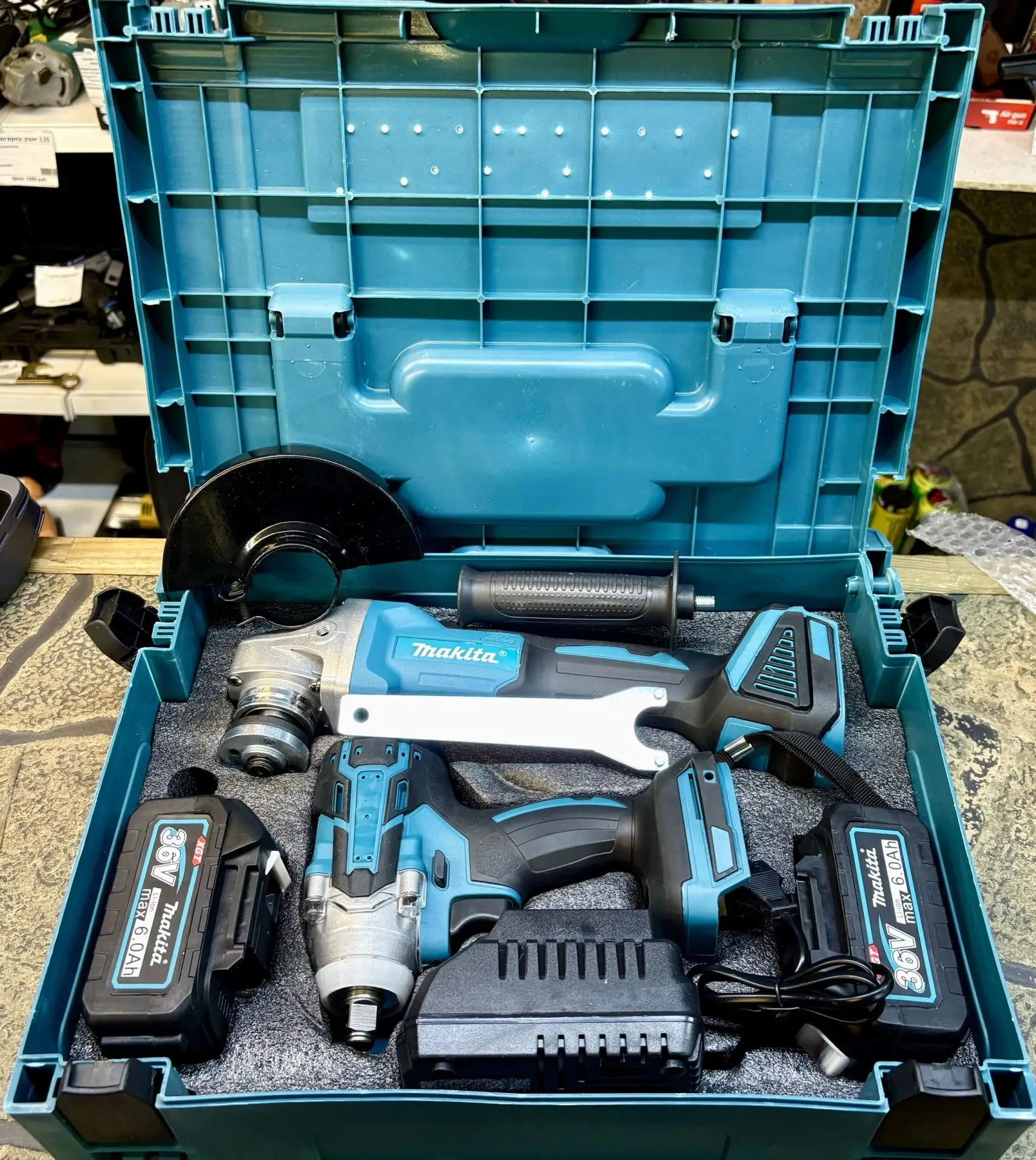 Товары на продажу/Набор 2в1 гайковерт + ушм болгарка makita