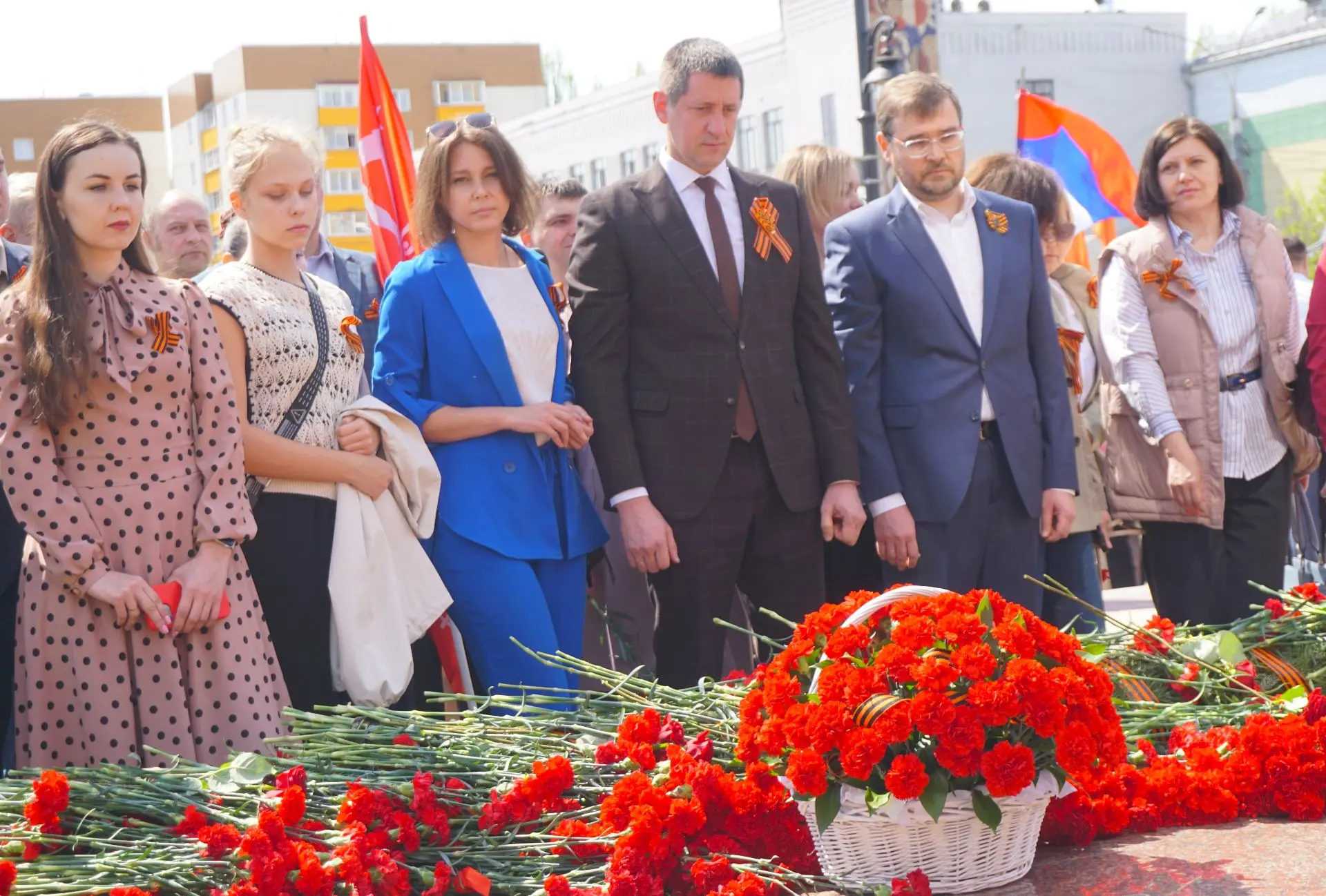Великая Победа живет в каждом сердце 🇷🇺❤️  Избирательная комиссия Липецкой области почтила память во
