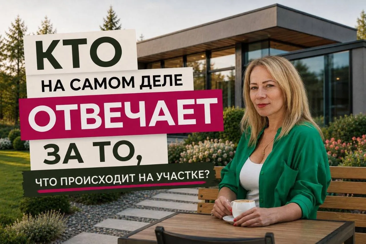 Кто на самом деле отвечает за то, что происходит на участке?🏠