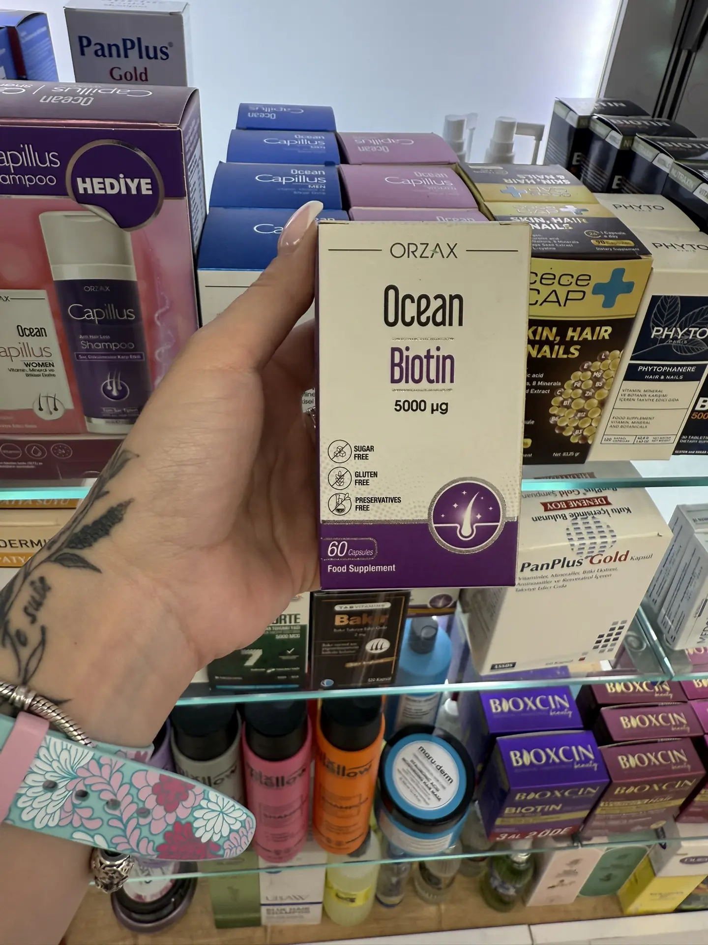 Ocean Biotin 5000 мкг — один из самых популярных комплексов с высокой дозировкой биотин...