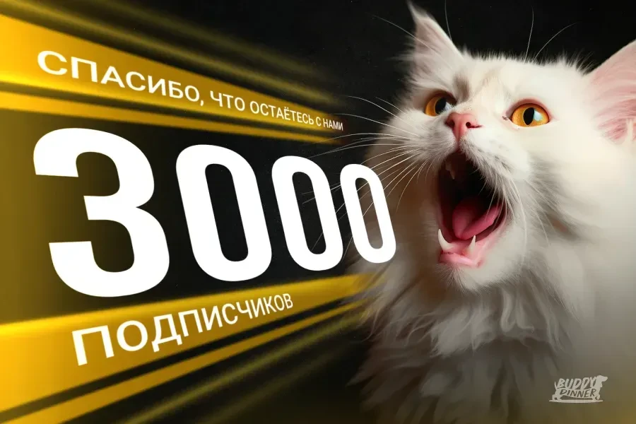 3000 счастливых хвостов! 🐾
Мы достигли отметки в 3000 подписчиков в нашей группе МАХ! И каждый из в
