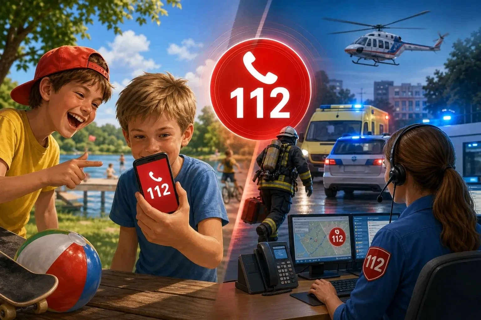 👫📵Почему не стоит звонить по номеру "112" просто так.