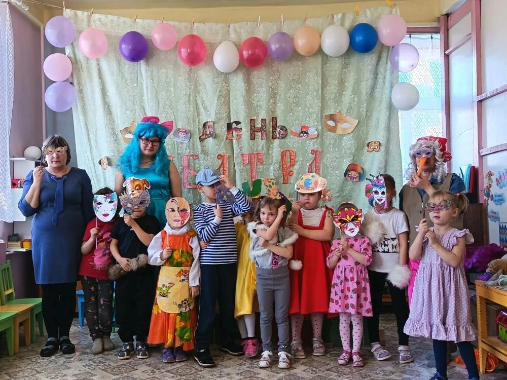 В нашем детском саду прошел праздник, посвященный Международному Дню Театра!