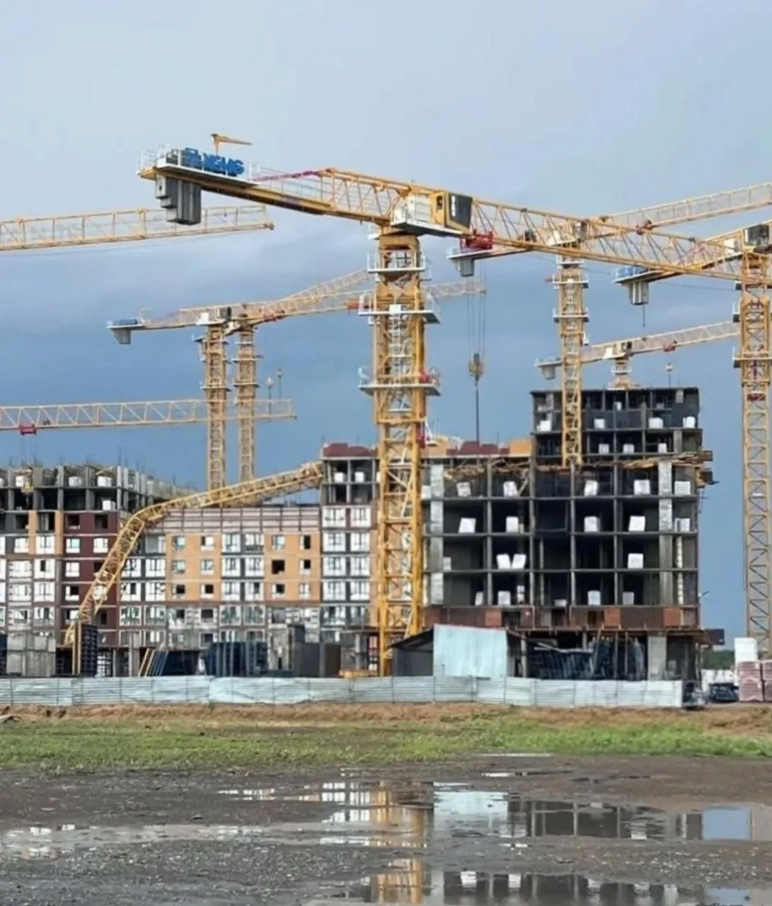 Во время урагана в Ростове на новостройку рухнули два строительных крана

Во время урагана в Ростове