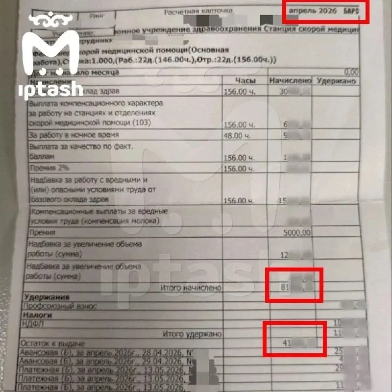 Фельдшерам скорой помощи в Казани начали урезать зарплаты из-за недостаточного числа вызовов. После 