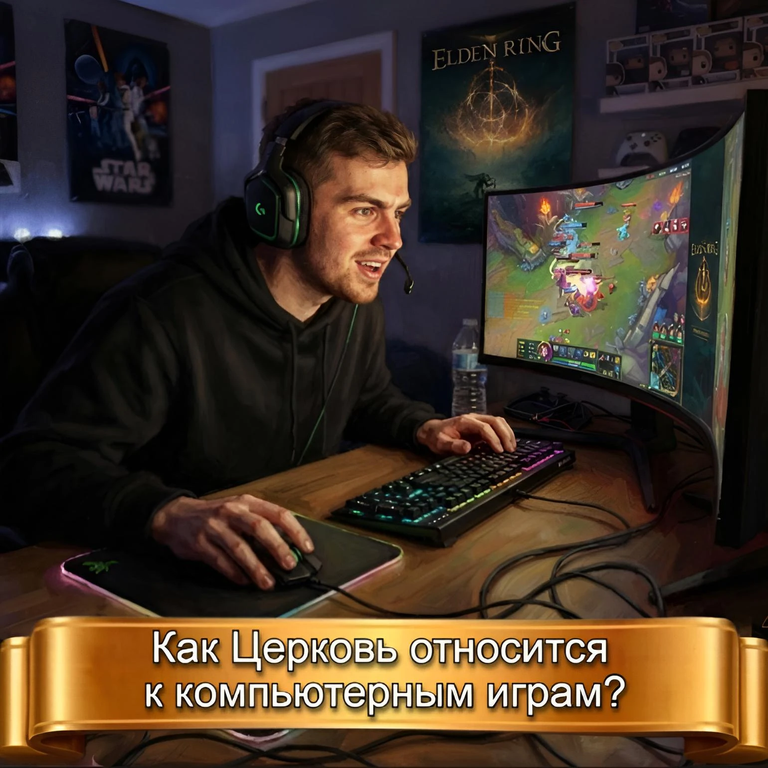 КАК ЦЕРКОВЬ ОТНОСИТСЯ К КОМПЬЮТЕРНЫМ ИГРАМ?