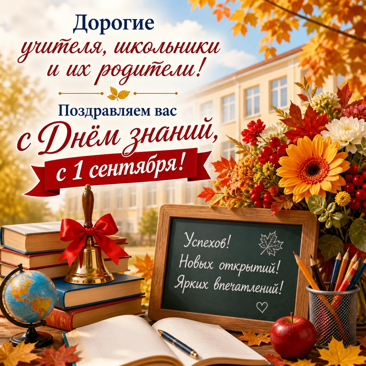 ✨Дорогие педагоги, ученики и их родители! Сердечно поздравляем вас с этим замечательным...