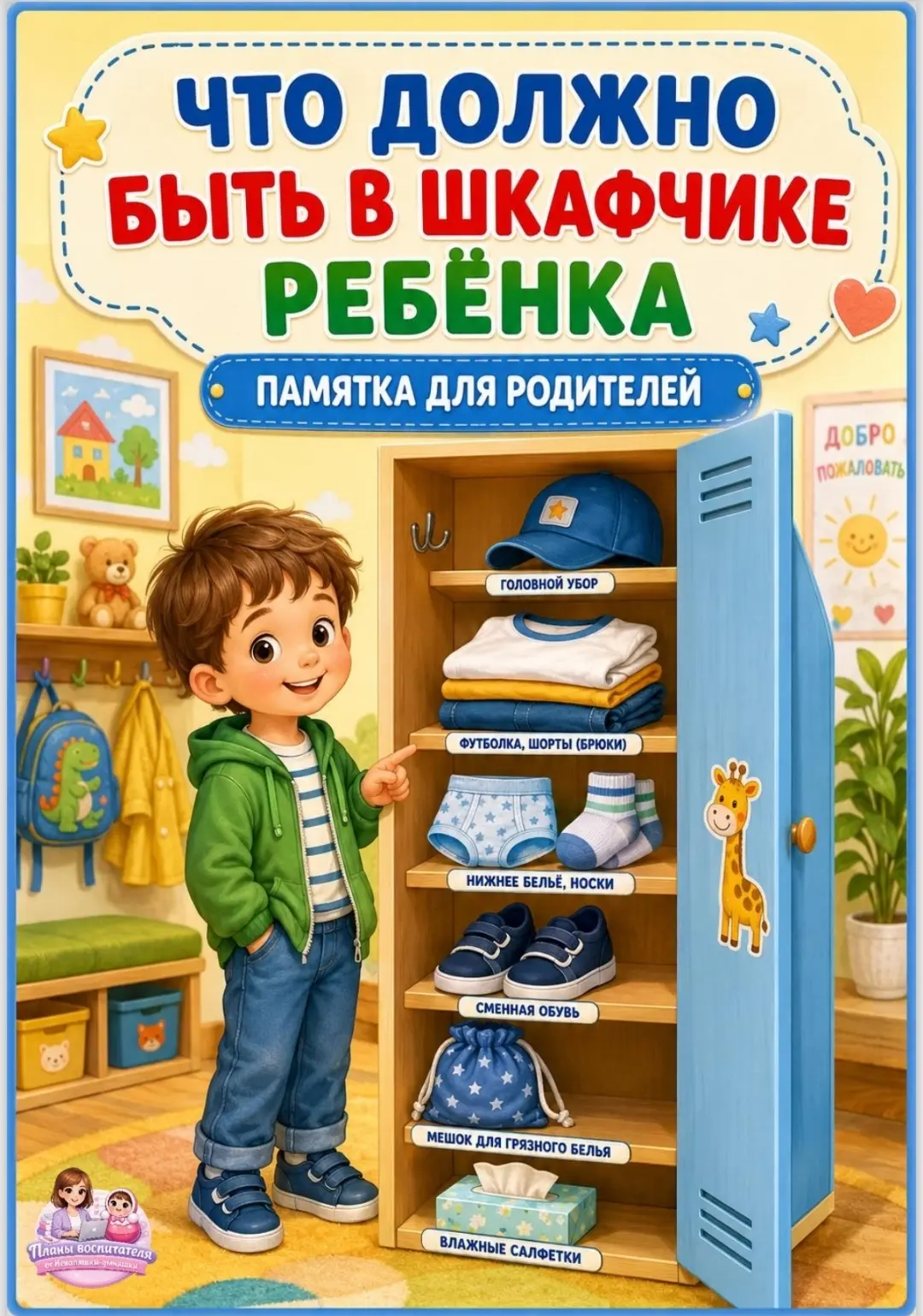 А вот и первые подсказки для наших новых воспитанников.