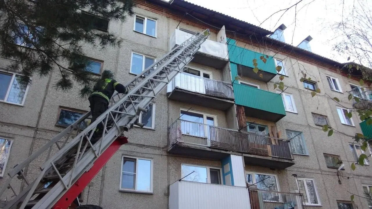 Женщину с маленькой дочерью спасли из запертой квартиры