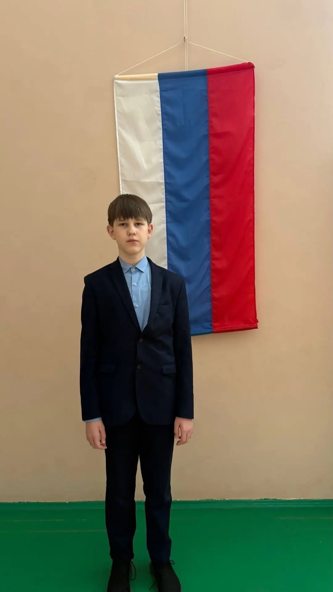 Традиционная линейка по понедельникам.