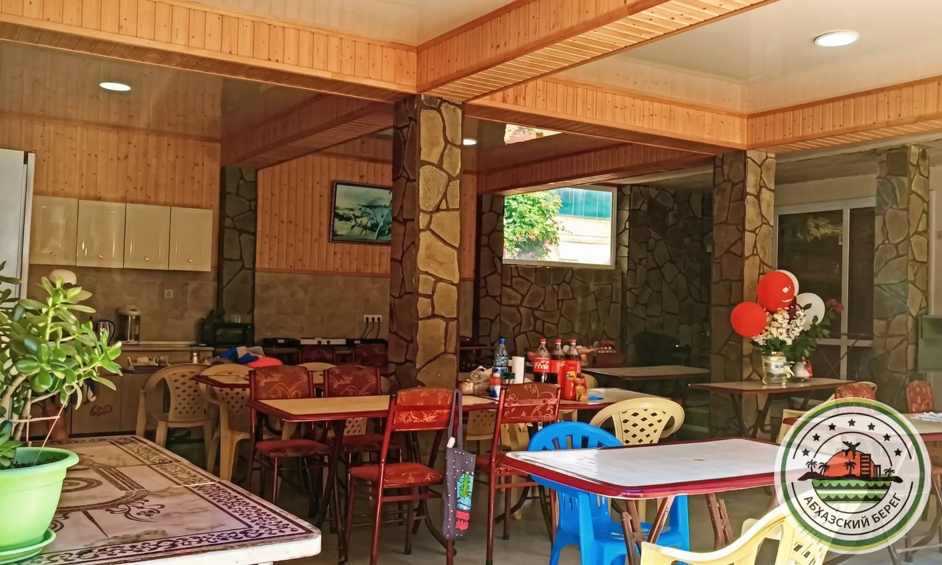 #АБХАЗИЯ #ЛДЗАА  Рыбзаводская, 73  🏖 “ЖЕМЧУЖИНА” гостевой дом 👥 до 7 человек  Недорогой, но очень пр