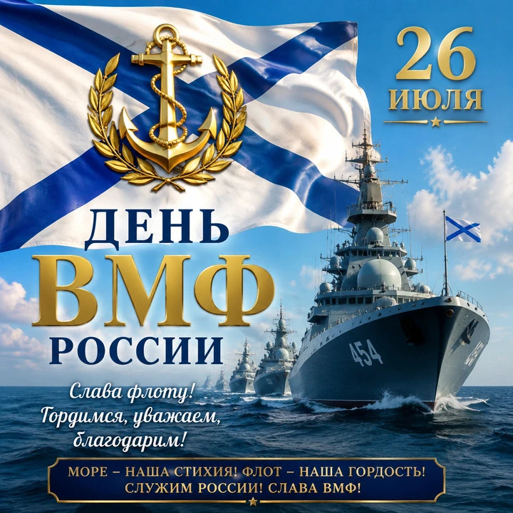 День Военно-морского флота — один из главных воинских праздников России, посвященный морякам, морско