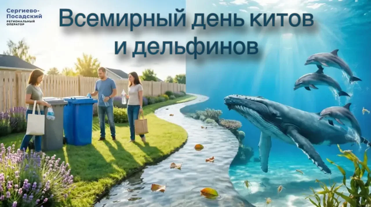 🐋 23 июля — Всемирный день китов и дельфинов.