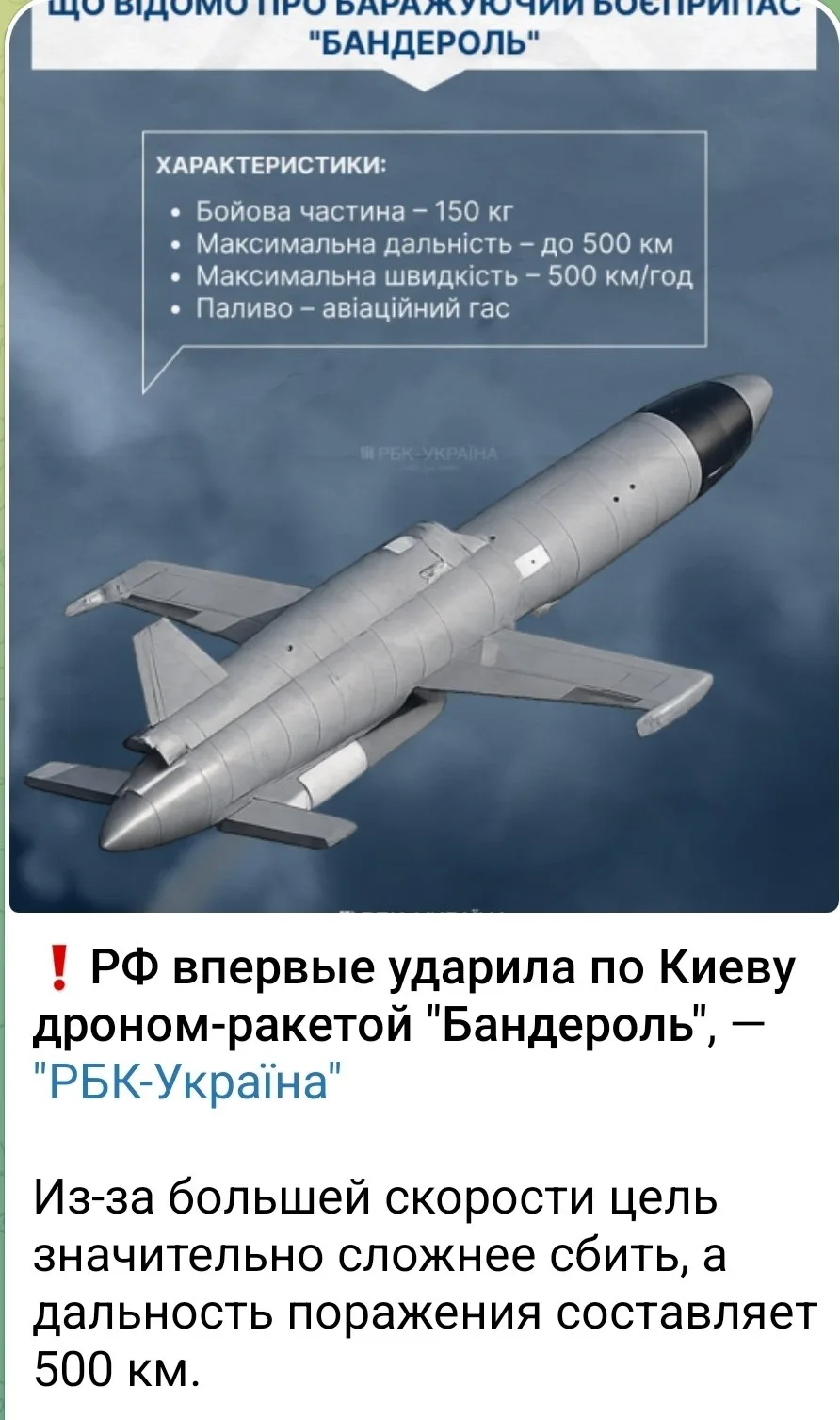 И к позитивным новостям. Вчера поросяне посчитали, что по Киеву мы нанесли удары реактивным БПЛА "Ба