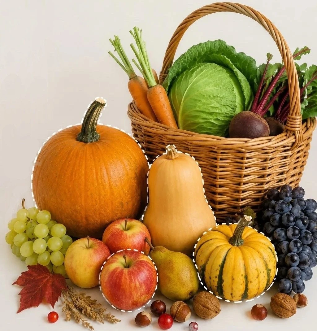 #НашеПитание 🍏 Осенние фрукты и овощи: что полезно именно сейчас?🍂