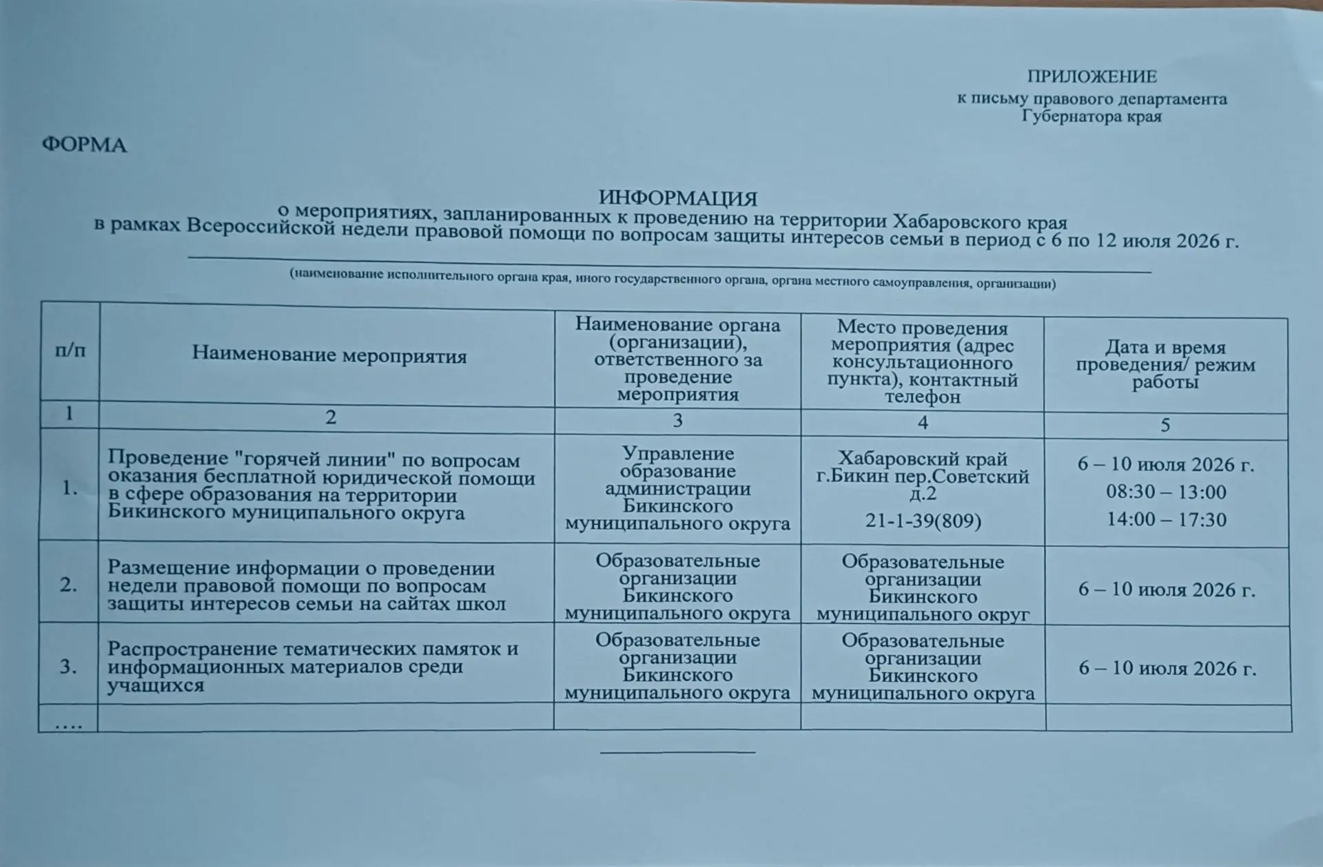 ‼️ Информация для родителей!